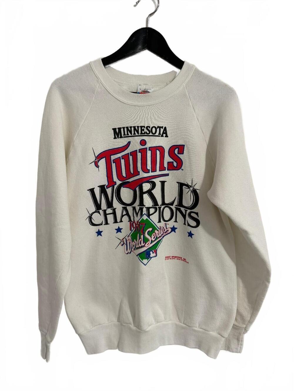 Vintage Minnesota Twins 1987 World Series Crewneck Size L